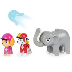 Paw Patrol Jungle Pups Figursett - Marshall, Skye og Elefant