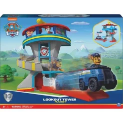 Paw Patrol Lekesett med kjøretøy og figur - Adventure Bay Utkikkstårn