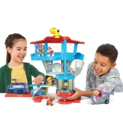Paw Patrol Lekesett med kjøretøy og figur - Adventure Bay Utkikkstårn