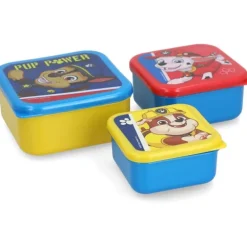 PAW Patrol Power Pup 3-Pakning Snack/Matboks