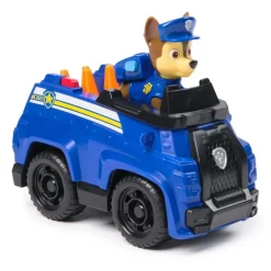 PAW Patrol Redningskjøretøy m/ figur - Chase's Patrol Cruiser