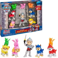 Paw Patrol Rescue Knights gavepakke med 5 figurer