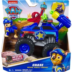 Paw Patrol Rescue Wheels Figur og Lekebil - Chase