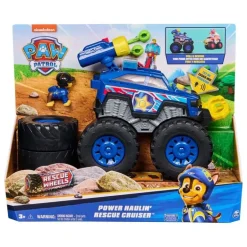 Paw Patrol Rescue Wheels Lekebil m/ lys og lyd - Chase's Power Haulin' Cruiser