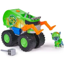Paw Patrol Rescue Wheels Figur og Lekebil - Rocky