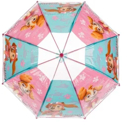 PAW Patrol Transparent Paraply 45cm - Skye og Everest