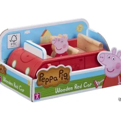 Peppa Gris - Familiebil i tre med figur