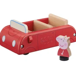 Peppa Gris - Familiebil i tre med figur