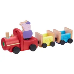 Peppa Gris - Tog i tre med figur