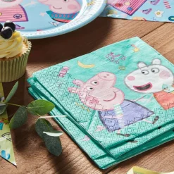 Peppa Gris Bursdagsbanner med flagg 2,3 meter