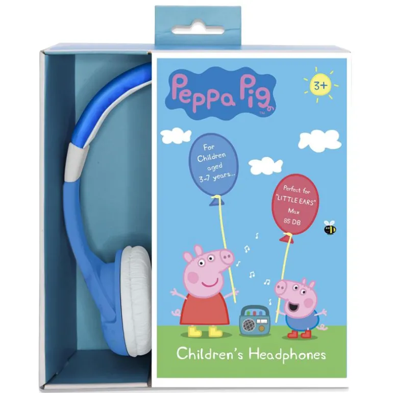 Peppa Gris Hodetelefon - Blå