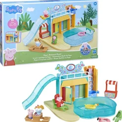 Peppa Gris Lekesett 15 Deler - Peppa's Vannpark