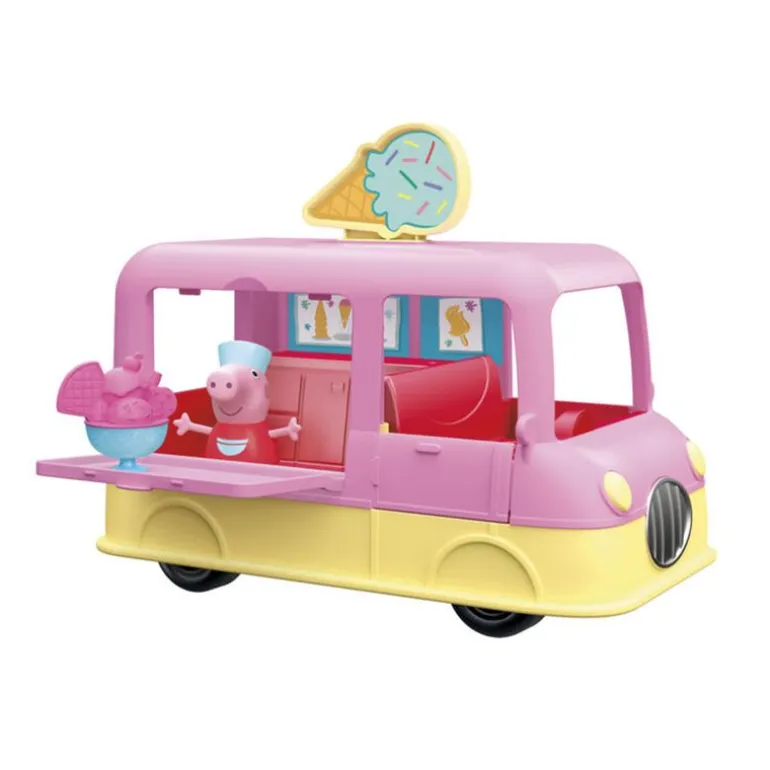 Peppa Gris Lekesett - Iskrembil med Peppa figur