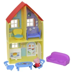 Peppa Gris Lekesett - Peppa's Familiehus med møbler og figur