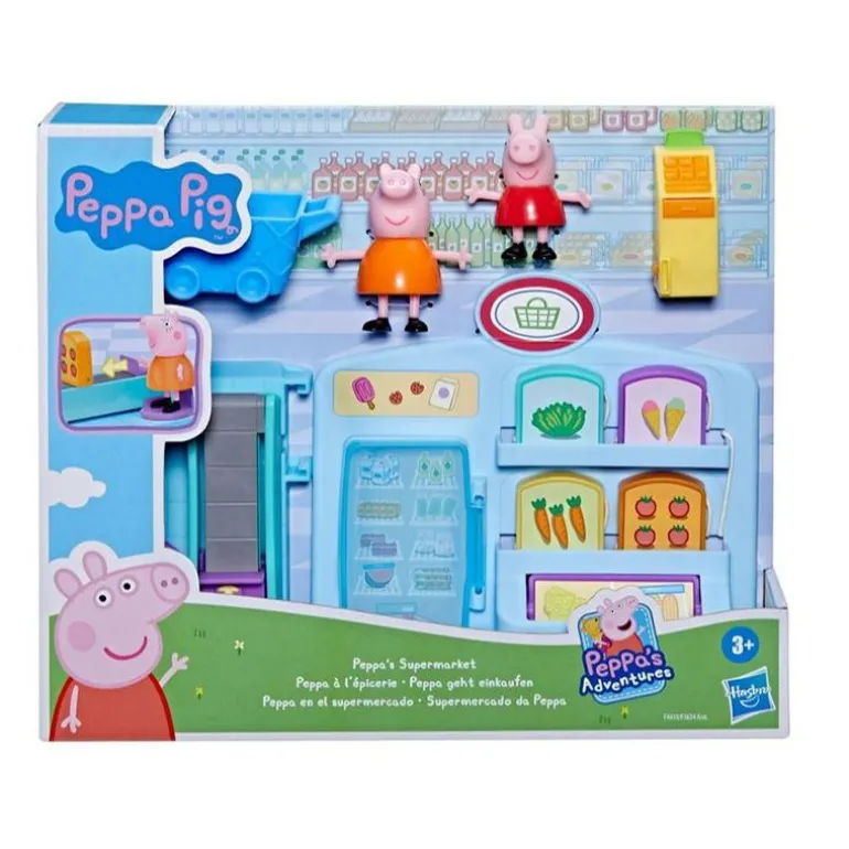Peppa Gris Lekesett med figurer - Peppa's Butikk