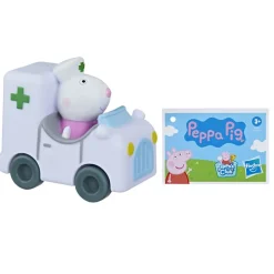 Peppa Gris Little Buggy Lekebil m/ støpt figur - Ambulanse