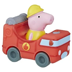 Peppa Gris Little Buggy Lekebil m/ støpt figur - Brannbil