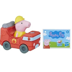 Peppa Gris Little Buggy Lekebil m/ støpt figur - Brannbil