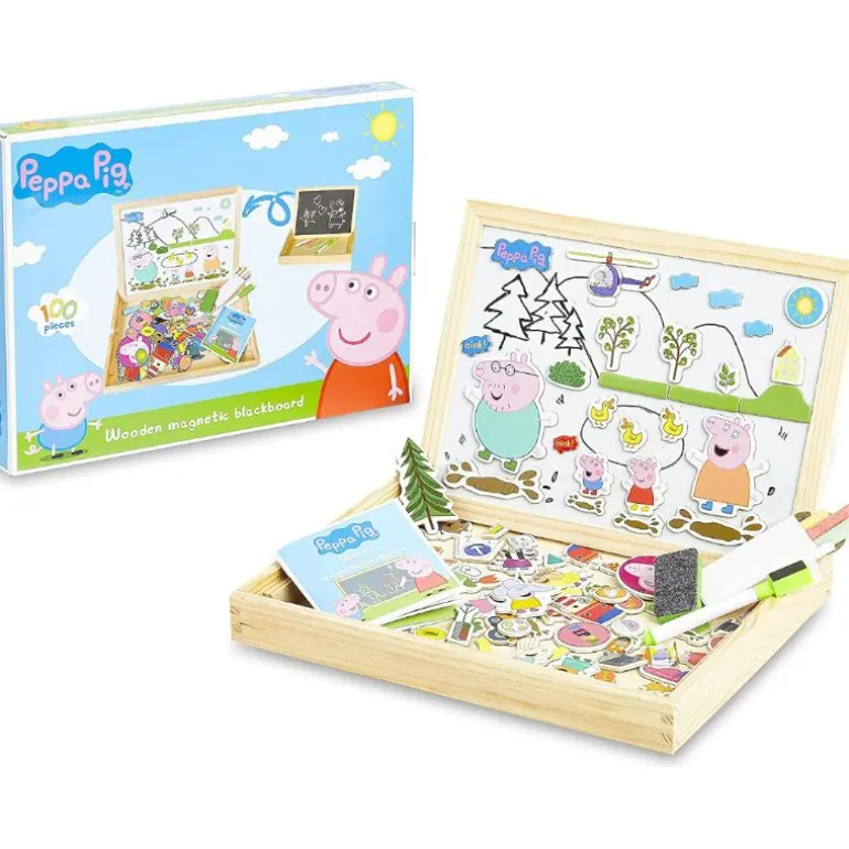 Peppa Gris Magnettavle med 100 deler