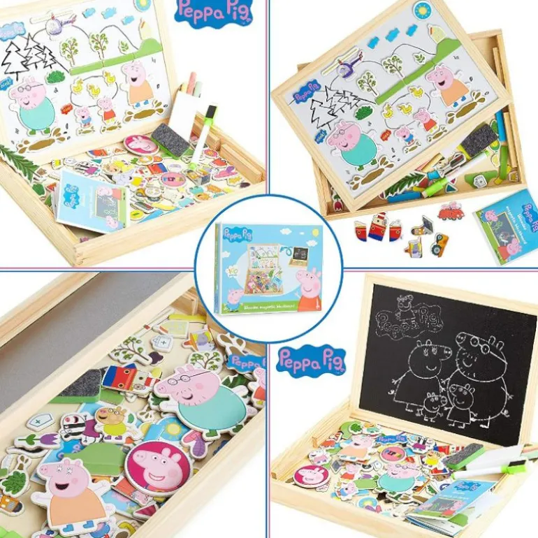 Peppa Gris Magnettavle med 100 deler