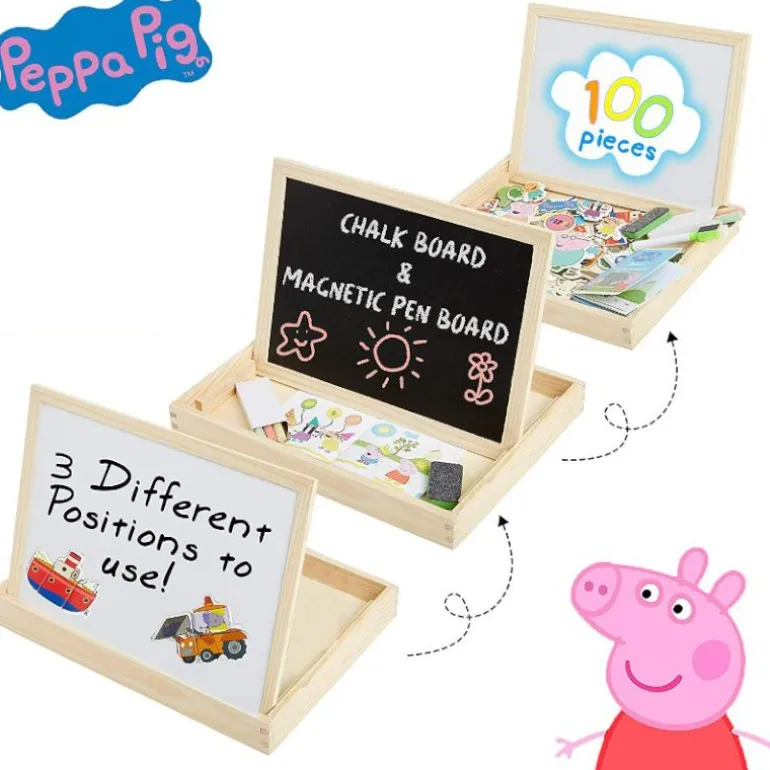 Peppa Gris Magnettavle med 100 deler