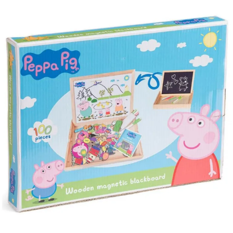 Peppa Gris Magnettavle med 100 deler