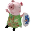 Peppa Gris Plysj 20 cm - Peppa Gris Med grønn kjole