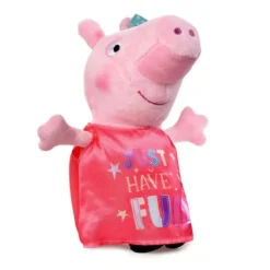 Peppa Gris Plysjbamse 45cm - Peppa 'Just Have Fun' Kjole