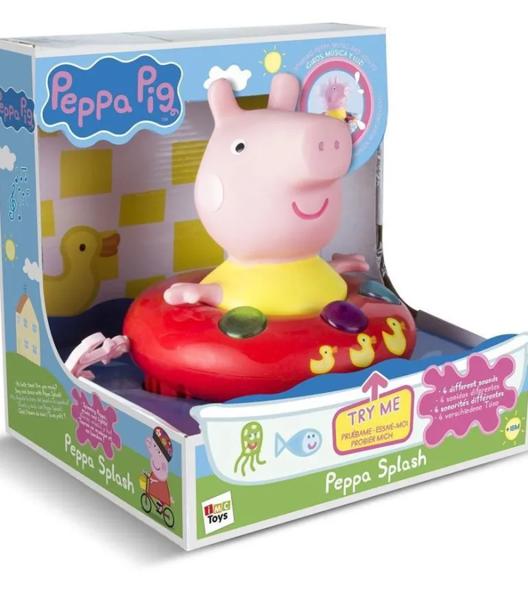 Peppa Gris Splash Badeleke m/ lyd og lys - Peppa Gris fra 1,5 år