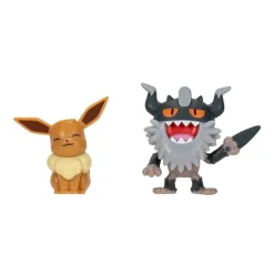 Pokémon Battle Figursett - Perrserker og Eevee