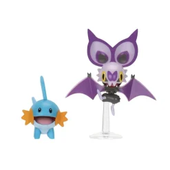 Pokémon Battle Figursett - Mudkip og Noibat