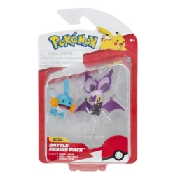 Pokémon Battle Figursett - Mudkip og Noibat