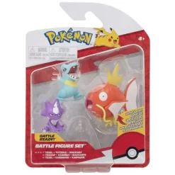 Pokémon Battle Figursett - Toxel, Totodile, og Magikarp
