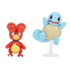 Pokémon Battle Figursett - Magby og Squirtle