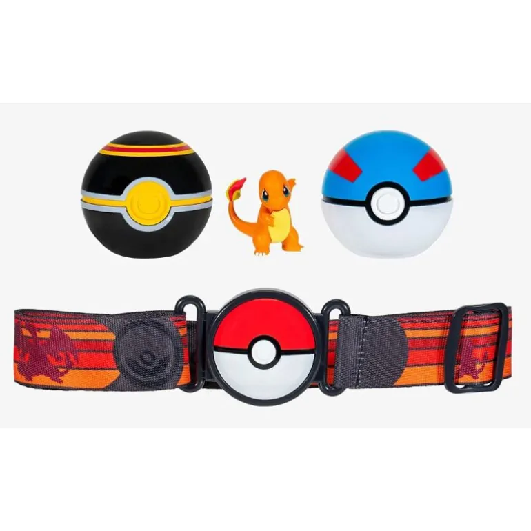 Pokémon Clip 'N' Go Beltesett m/ Luxury Ball og Great Ball - Charmander #1