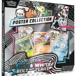 Pokémon TCG SV10.5: Black Bolt & White Flare Poster Collection