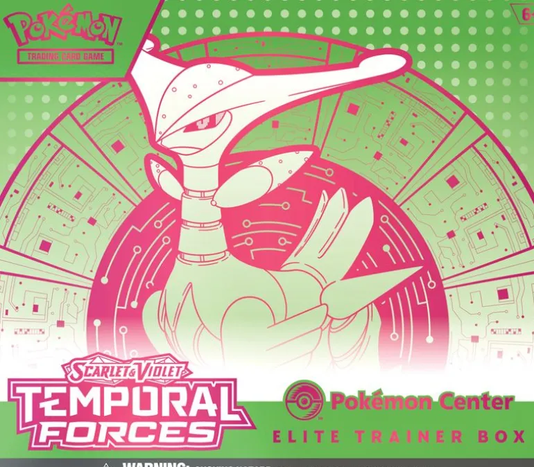 Pokémon TCG SV5: Temporal Forces Elite Trainer Box - Iron Leaves