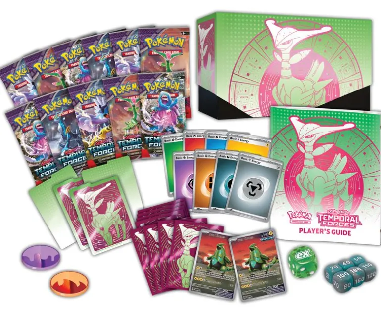 Pokémon TCG SV5: Temporal Forces Elite Trainer Box - Iron Leaves