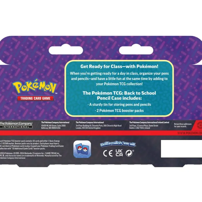 Pokémon TCG Tinn Pennal m/ 2 boosterpakker