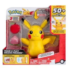Pokémon Train & Play Figur m/ 50+ reaksjoner - Pikachu