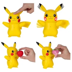 Pokémon Train & Play Figur m/ 50+ reaksjoner - Pikachu