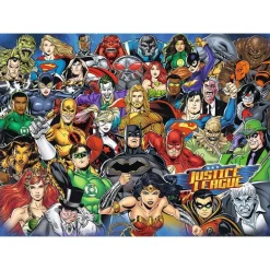 Ravensburger Challenge Puslespill 1000 Brikker - DC Comics Justice League