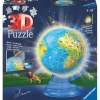 Ravensburger 3D Nattlys Puslespill 180 Brikker - Barnas Globe