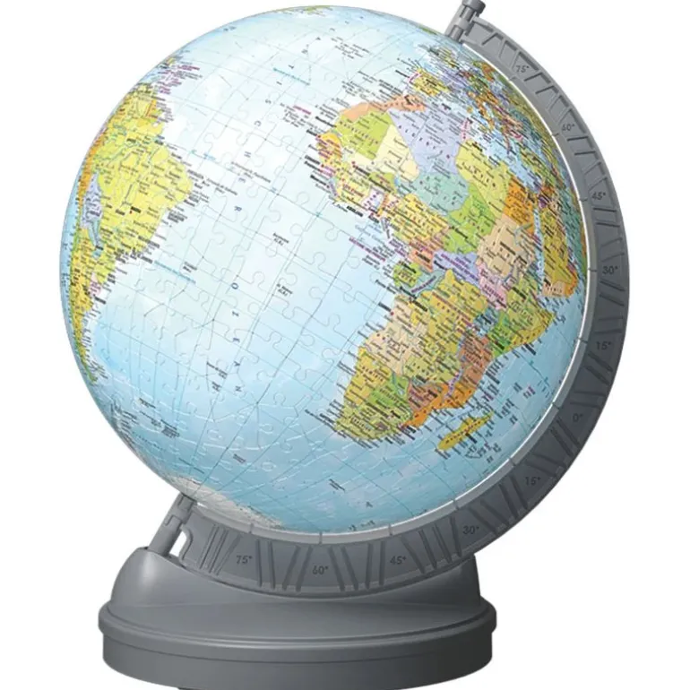 Ravensburger 3D Puslespill 540 Brikker - Globe m/ lys