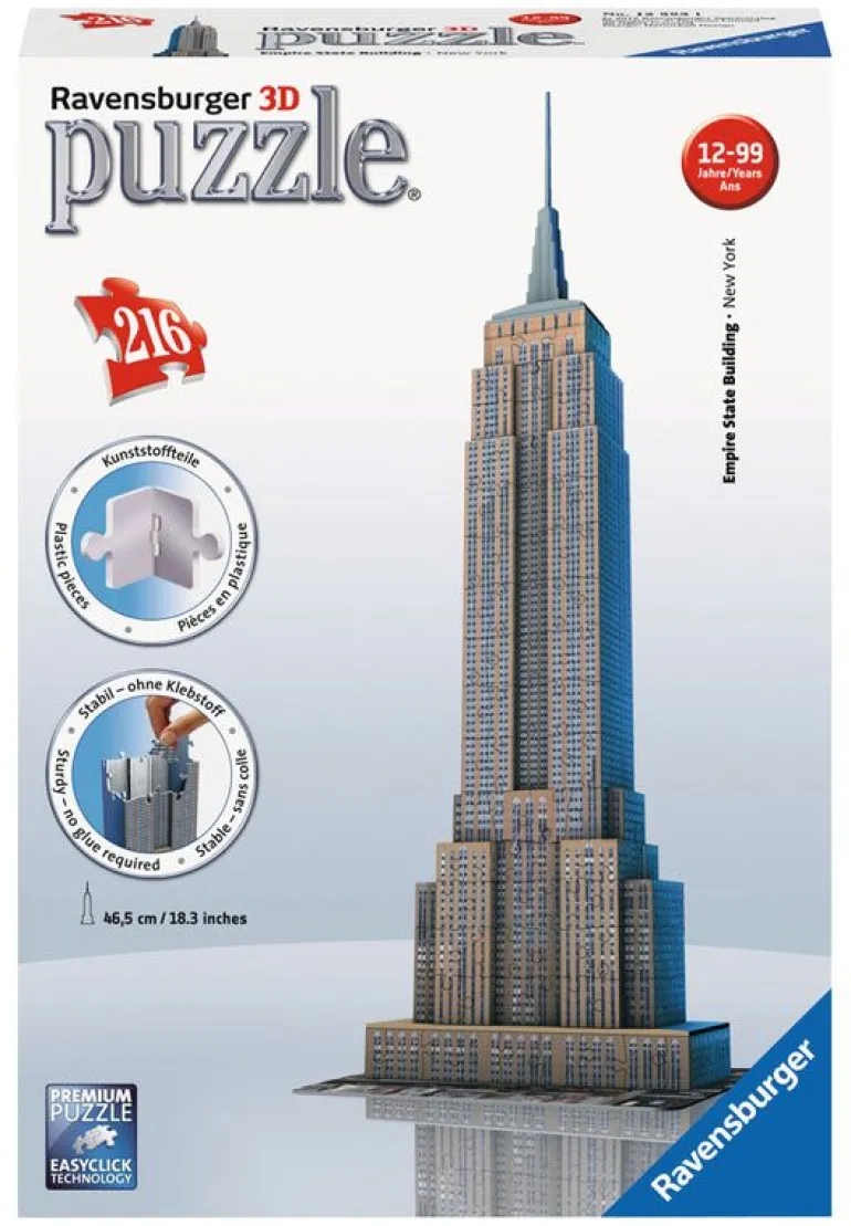 Ravensburger 3D puslespill 216 Brikker - Empire State Building