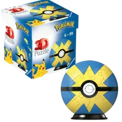 Ravensburger 3D Puslespill 54 brikker - Pokémon Quick Ball