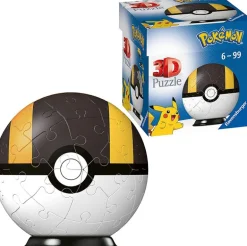 Ravensburger 3D Puslespill 55 brikker - Pokémon Ultra Ball