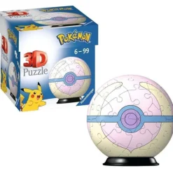 Ravensburger 3D Puslespill 54 brikker - Pokémon Heal Ball