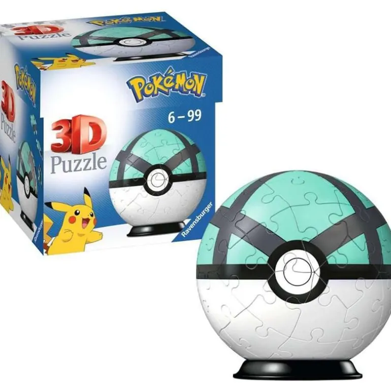 Ravensburger 3D Puslespill 54 brikker - Pokémon Net Ball