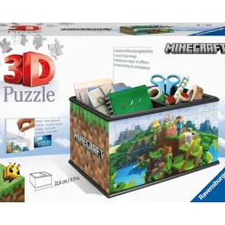 Ravensburger 3D Puslespill 108 Deler - Minecraft Skattekiste